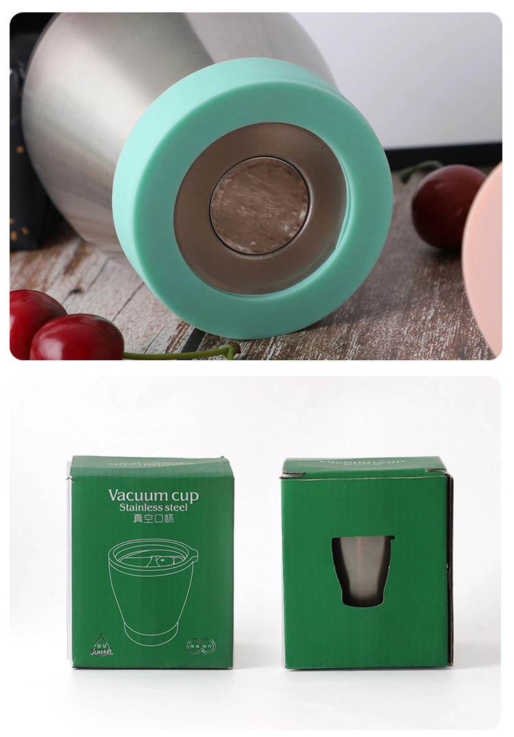 Stainless Steel Vacuum Flask Fashion Kitchen and Office and Driving Water Bottle