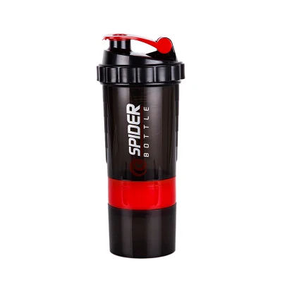 Großhandel 500 ml kundenspezifische Kunststoff-Shaker-Becher Sport Gym Shaker-Flasche